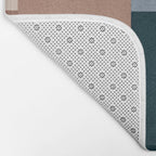Modern Abstraction Mocha Mousse 5 Bath Mat Gallery Image 2