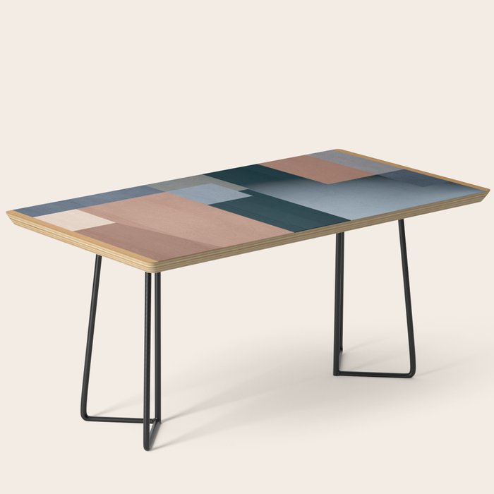 Modern Abstraction Mocha Mousse 5 Coffee Table Gallery Image 1