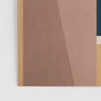 Modern Abstraction Mocha Mousse 5 Poster Gallery Image 3