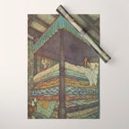 The Princess and the Pea - Edmund Dulac 1911  Wrapping Paper Gallery Image 1