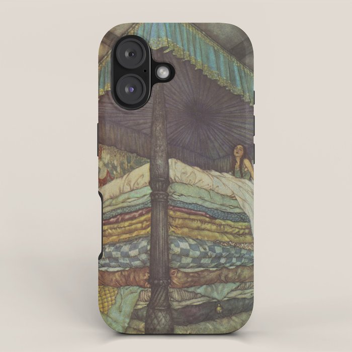 The Princess and the Pea - Edmund Dulac 1911  iPhone Case Gallery Image 1