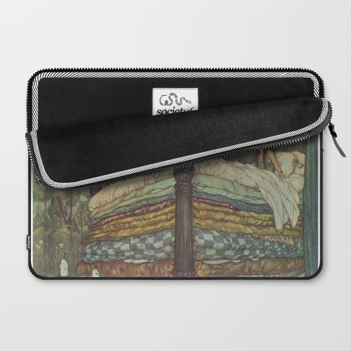 The Princess and the Pea - Edmund Dulac 1911  Laptop Sleeve Gallery Image 2