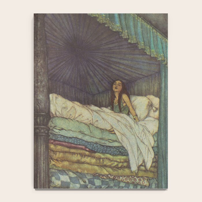 The Princess and the Pea - Edmund Dulac 1911  Notebook Gallery Image 4