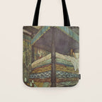 The Princess and the Pea - Edmund Dulac 1911  Tote Bag Gallery Image 1