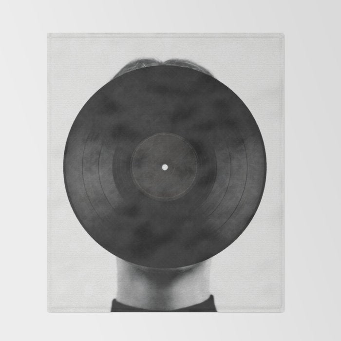 Vinyl record Throw Blanket Gallery Image 2