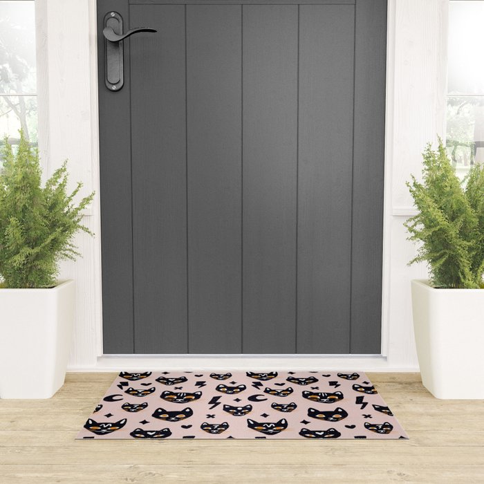 Spooky Kitties â Blush Welcome Mat Gallery Image 3