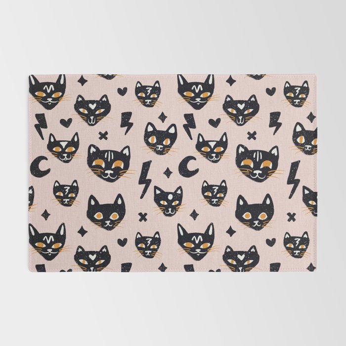 Spooky Kitties â Blush Rug Gallery Image 2