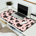 Spooky Kitties â Blush Desk Mat Gallery Image 2