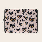 Spooky Kitties â Blush Laptop Sleeve Gallery Image 1