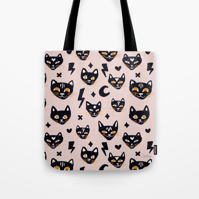 Spooky Kitties â Blush Tote Bag Gallery Image 1