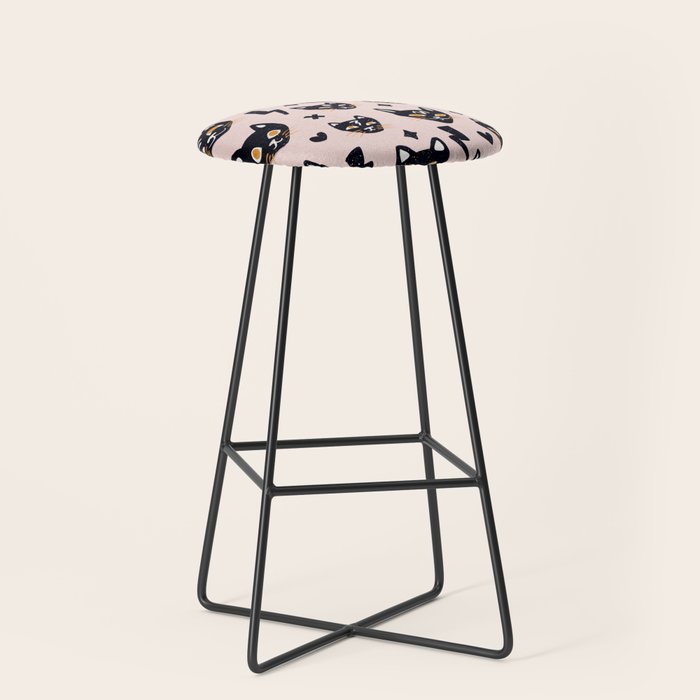 Spooky Kitties â Blush Stool Gallery Image 1