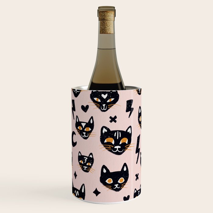 Spooky Kitties â Blush Wine Chiller Gallery Image 2