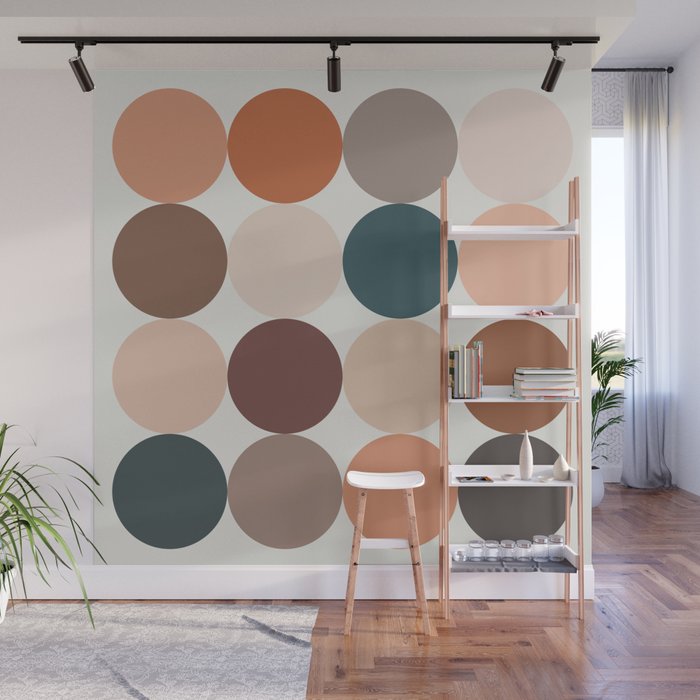 Neutral Geometric 5A Wall Mural Gallery Image 1