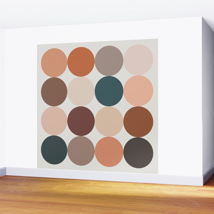 Neutral Geometric 5A Wall Mural Gallery Image 2