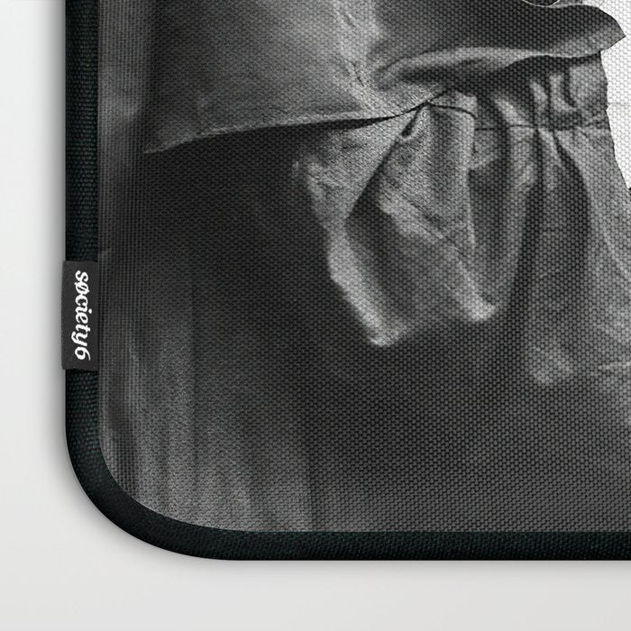 Smoking Nuns, Black and White, Vintage Wall Art Laptop Sleeve Gallery Image 3