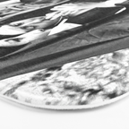Smoking Nuns, Black and White, Vintage Wall Art Bath Mat Gallery Image 3