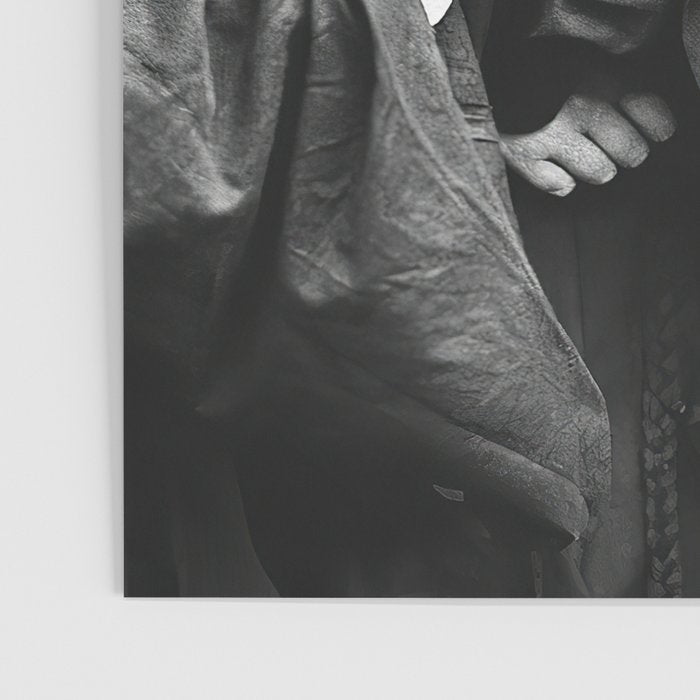 Smoking Nuns, Black and White, Vintage Wall Art Poster Gallery Image 3