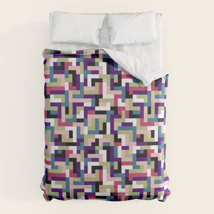Boho M Tetris PTT Duvet Cover Gallery Image 1
