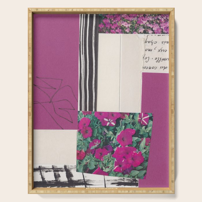 One Color Collection / Dark Fuchsia Serving Tray Gallery Image 1