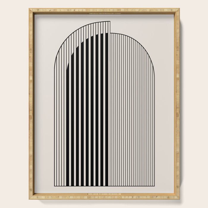 Abstract Arch Serving Tray Gallery Image 1