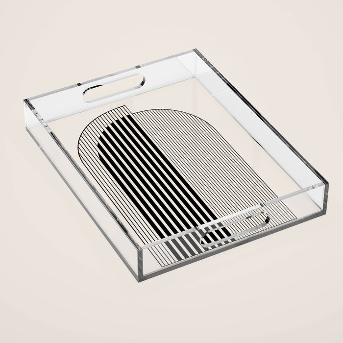 Abstract Arch Acrylic Tray Gallery Image 1