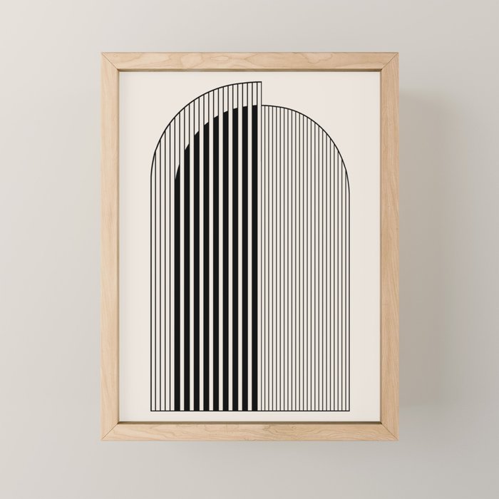 Abstract Arch Mini Art Print Gallery Image 1