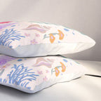 Charming Seahorse and Coral Reef Pillow Sham Gallery Image 3