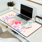 Charming Seahorse and Coral Reef Desk Mat Gallery Image 2