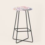 Charming Seahorse and Coral Reef Stool Gallery Image 1