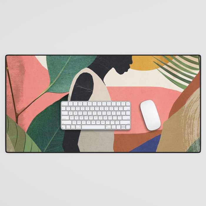 Tropical Girl Desk Mat Gallery Image 1