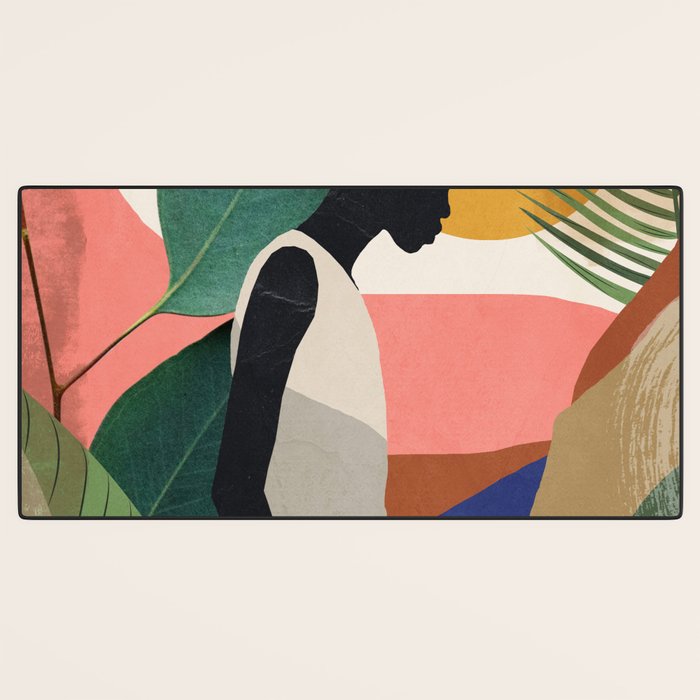 Tropical Girl Desk Mat Gallery Image 3