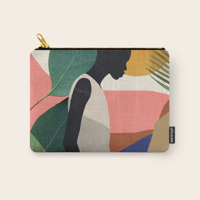 Tropical Girl Carry All Pouch Gallery Image 1
