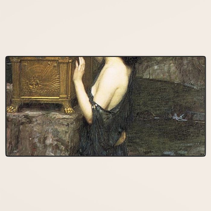 Pandora by John William Waterhouse Desk Mat Gallery Image 3