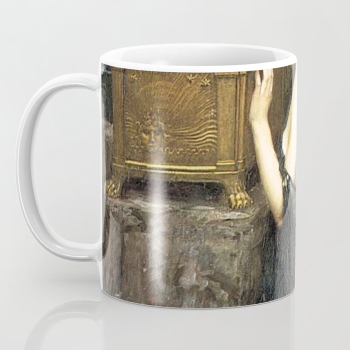 Pandora by John William Waterhouse Coffee Mug Gallery Image 3