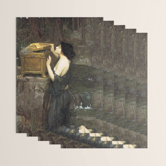 Pandora by John William Waterhouse Wrapping Paper Gallery Image 3