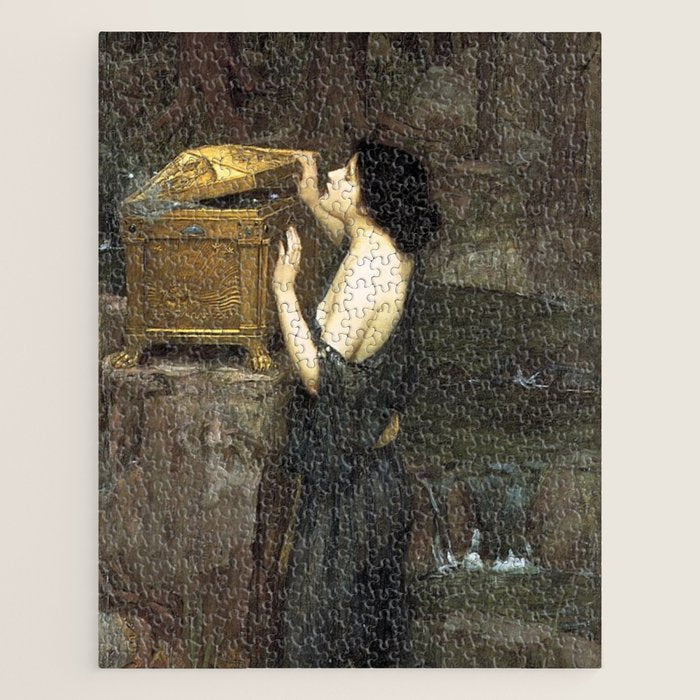 Pandora by John William Waterhouse Jigsaw Puzzle Gallery Image 1