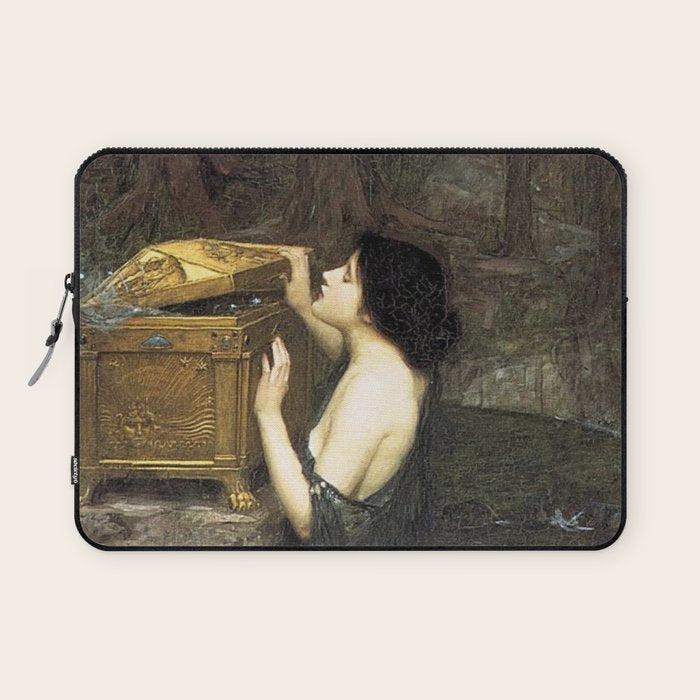 Pandora by John William Waterhouse Laptop Sleeve Gallery Image 1