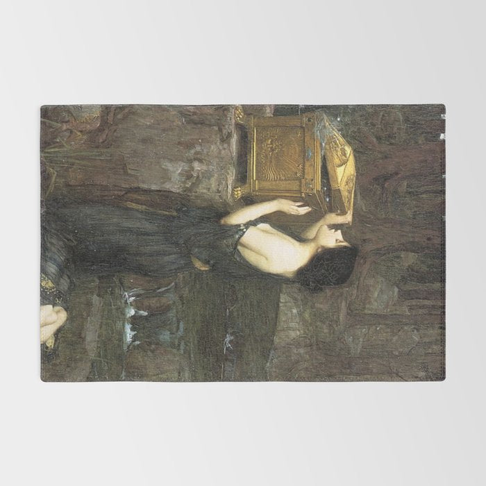 Pandora by John William Waterhouse Rug Gallery Image 2