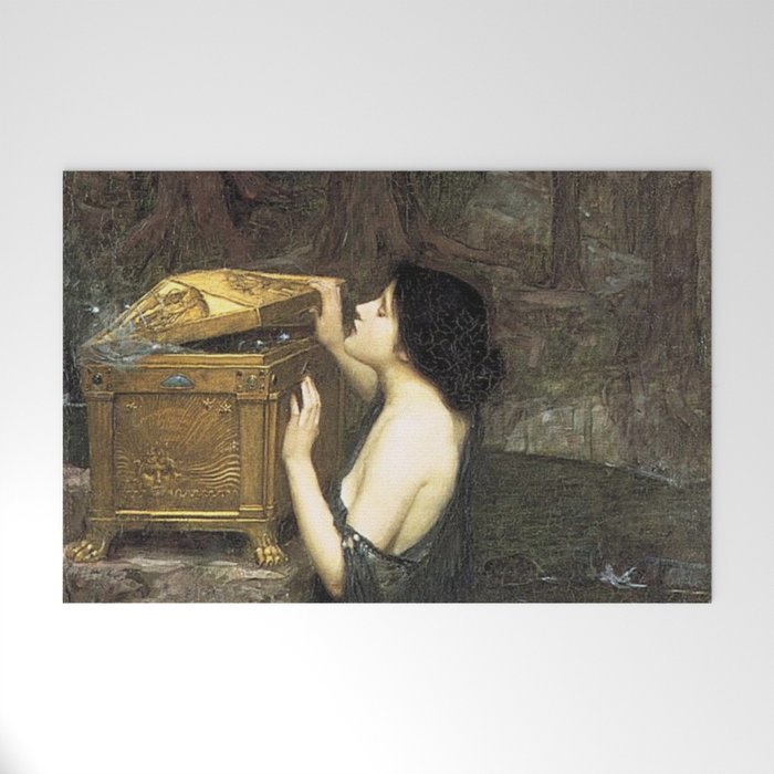 Pandora by John William Waterhouse Welcome Mat Gallery Image 1