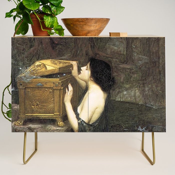 Pandora by John William Waterhouse Credenza Gallery Image 1