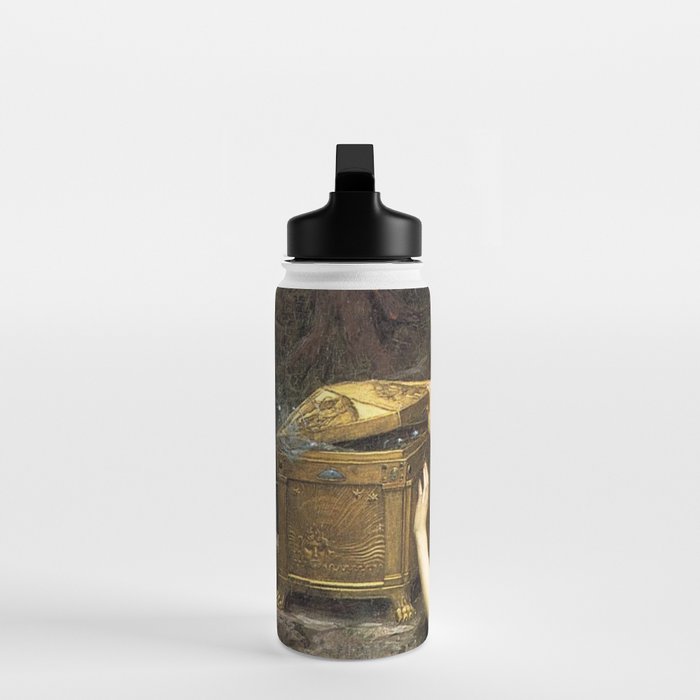 Pandora by John William Waterhouse Water Bottle Gallery Image 3