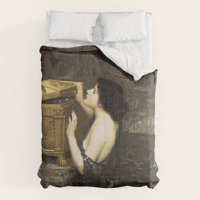 Pandora by John William Waterhouse Comforter Gallery Image 6
