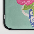 Pink Peonies in Ginger Jar Vase Laptop Sleeve Gallery Image 3