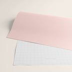 Pale Pink and Honey Mustard Minimalist Color Block Solid Wrapping Paper Gallery Image 2