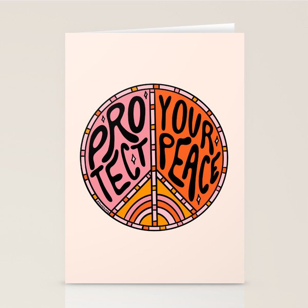 Protect Your Peace Stationery Card Gallery Image 2