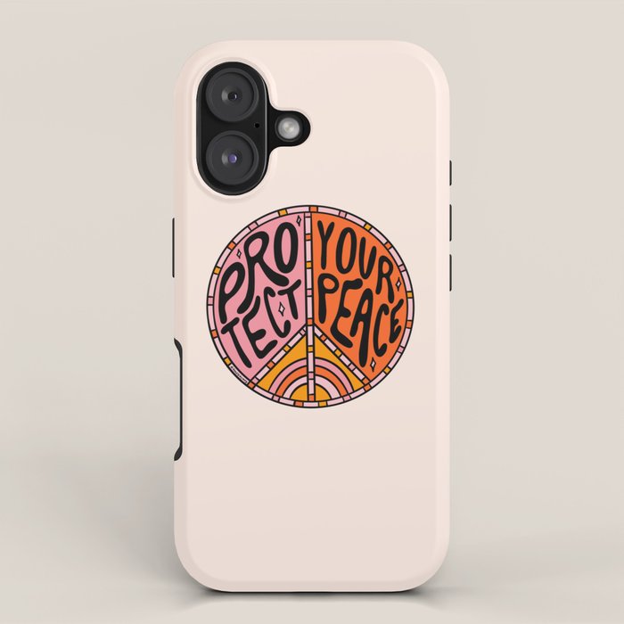 Protect Your Peace iPhone Case Gallery Image 1