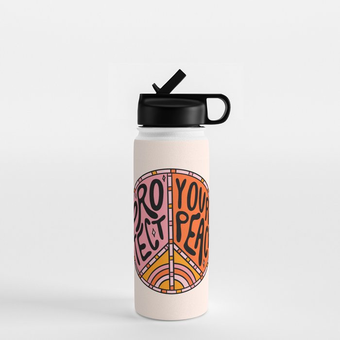 Protect Your Peace Water Bottle Gallery Image 1