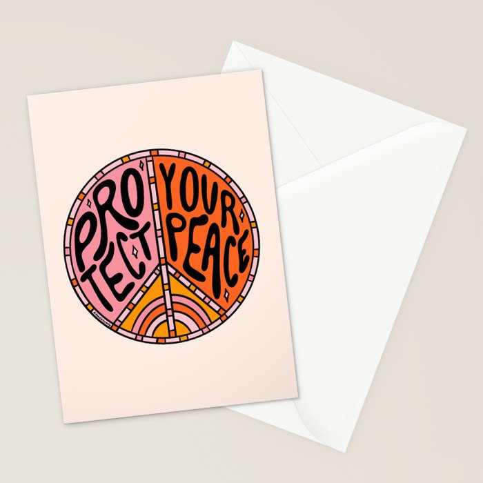 Protect Your Peace Stationery Card Gallery Image 2