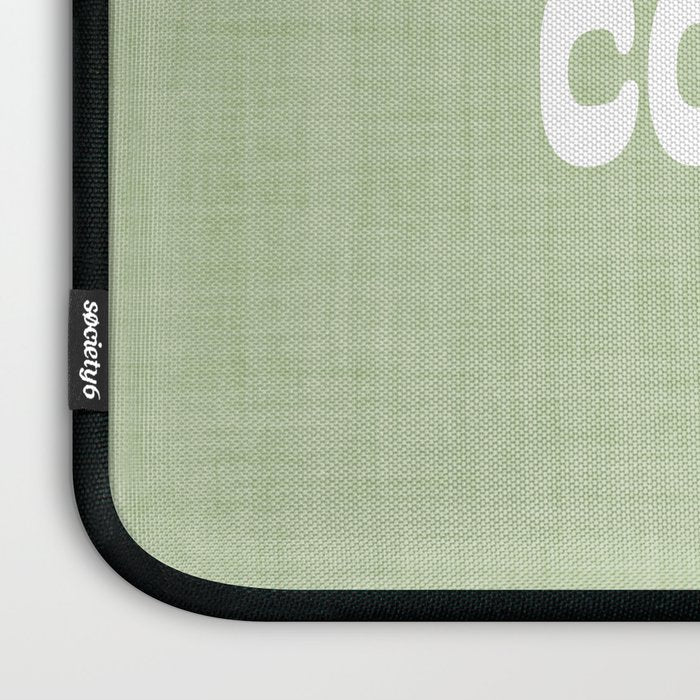 Wild-West Cowgirl Vibes with Hat Typography Pink and Green Laptop Sleeve Gallery Image 3