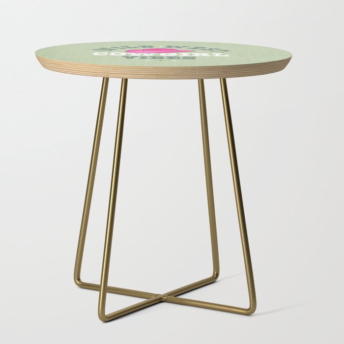 Wild-West Cowgirl Vibes with Hat Typography Pink and Green Side Table Gallery Image 1
